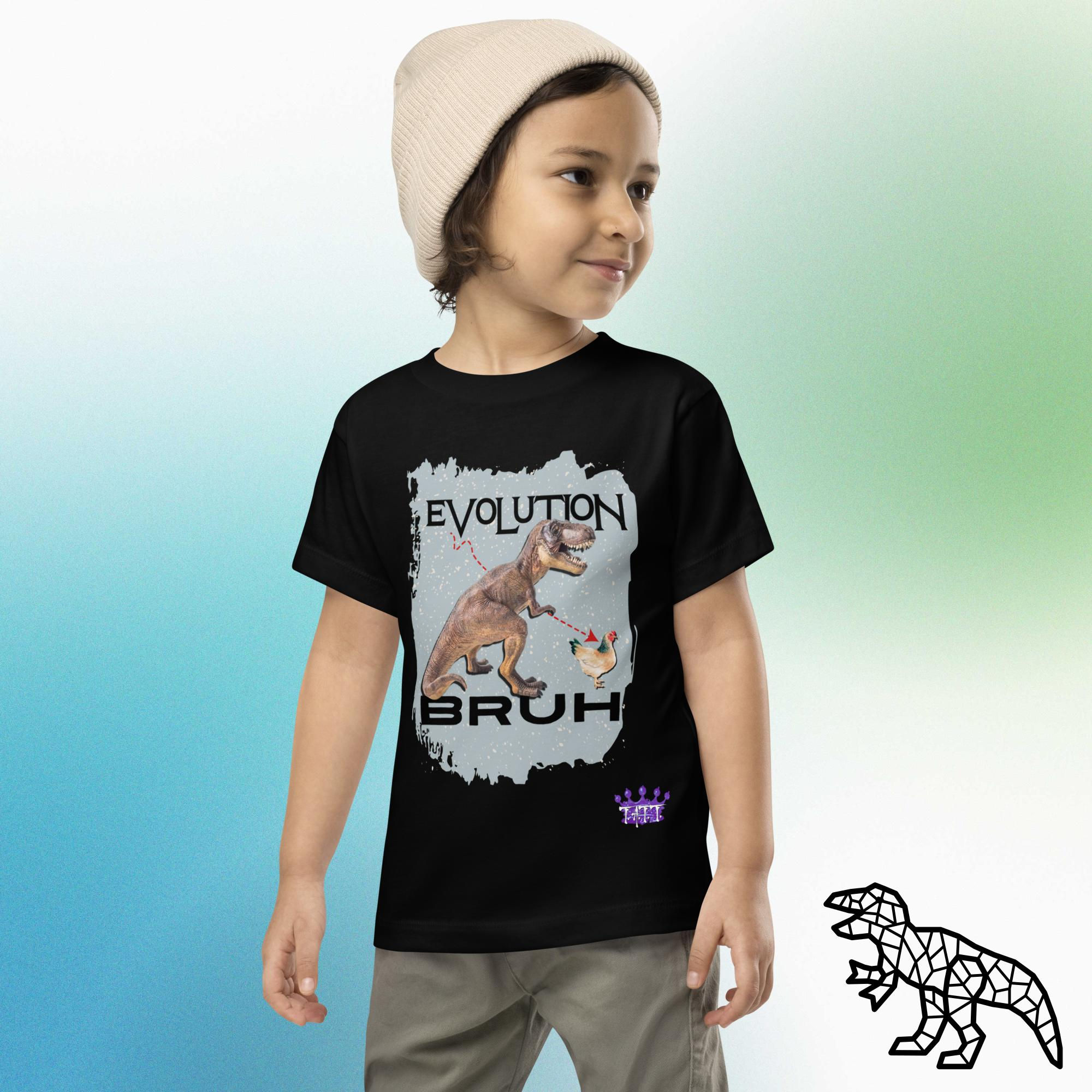 Evolution Bruh! Toddler Short Sleeve Tee