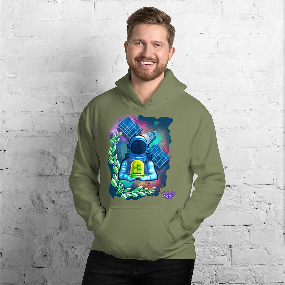 Thumbnail: Astro Botany Spaceman Unisex Hoodie