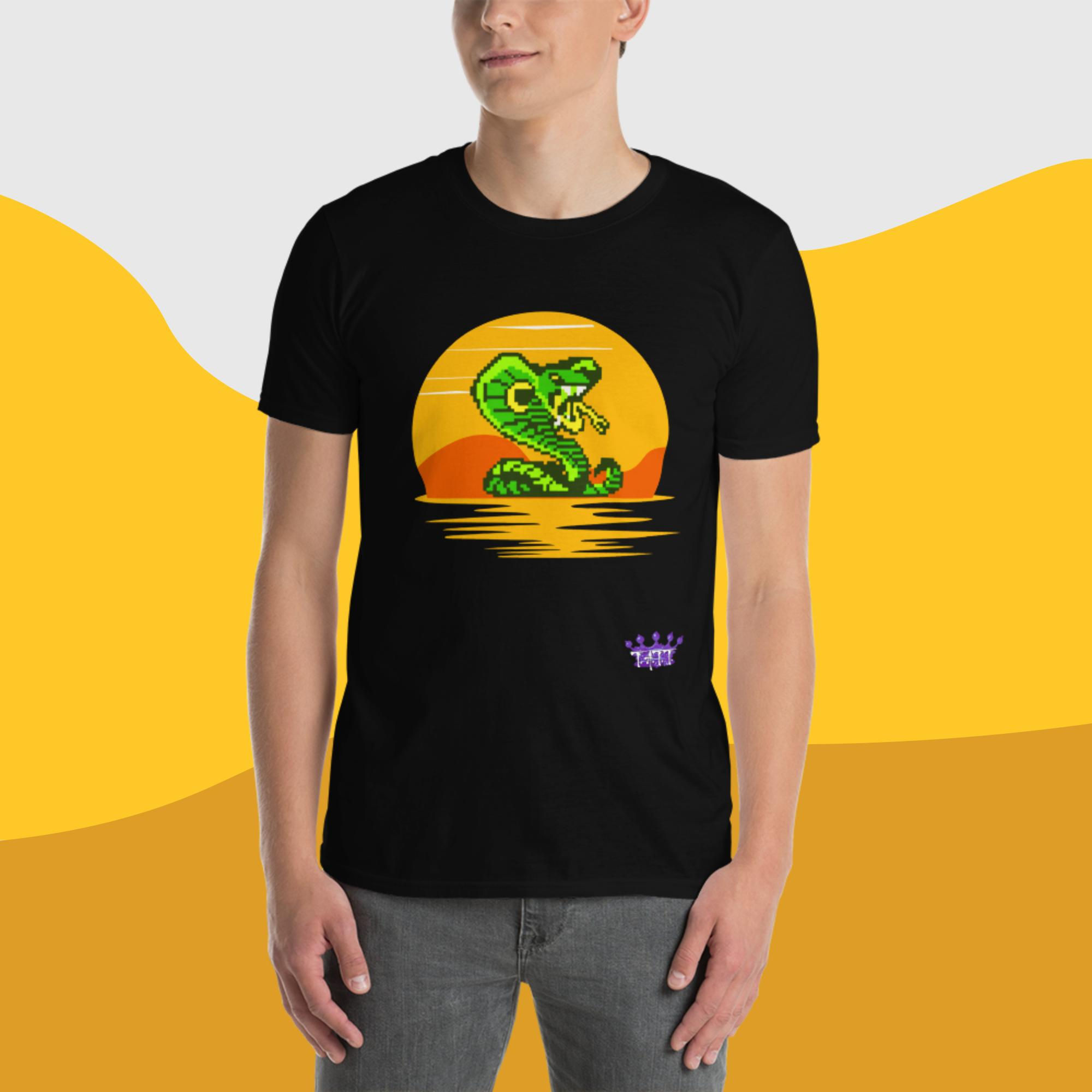 Flaming Cobra Short-Sleeve Unisex TeeShirt