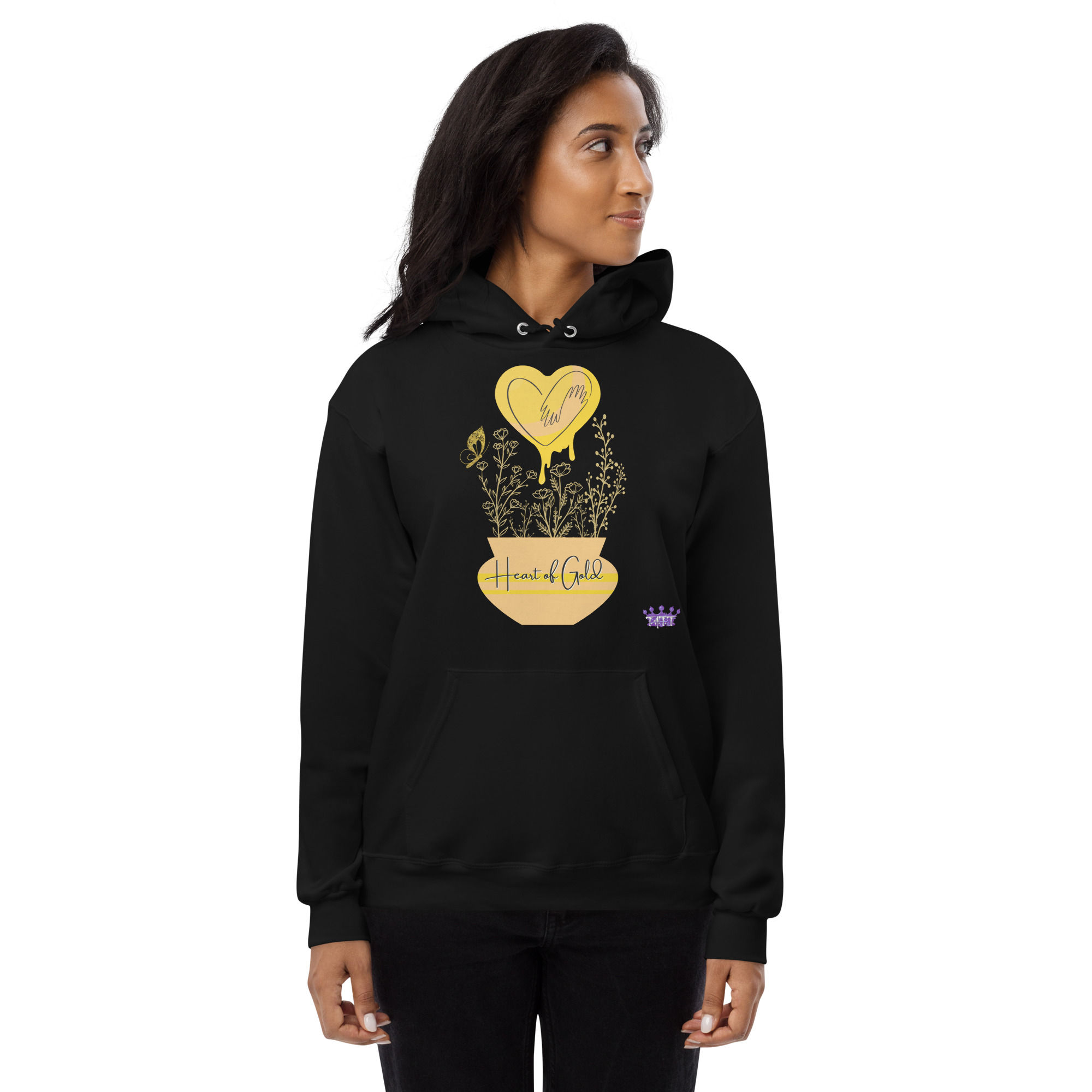 Heart of Gold Too Unisex fleece hoodie