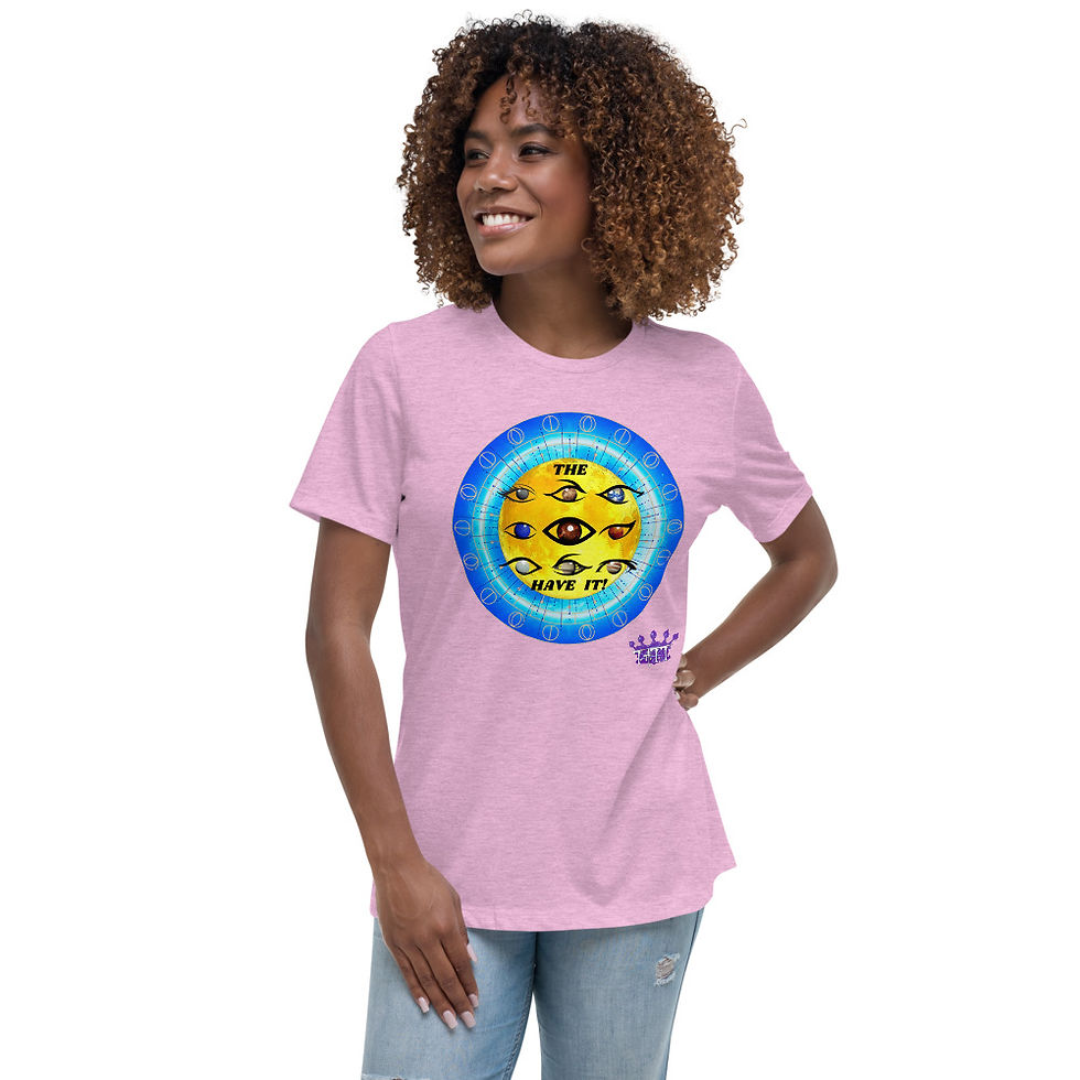 Thumbnail: "The Eyes Have It Too" Women's Relaxed T-Shirt