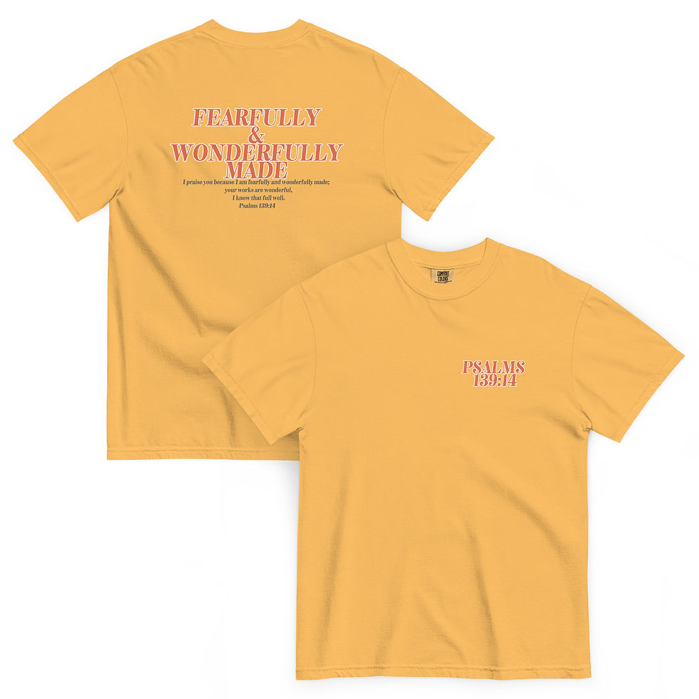 Thumbnail: Fearfully & Wonderfully Made Comfort Colors Tee