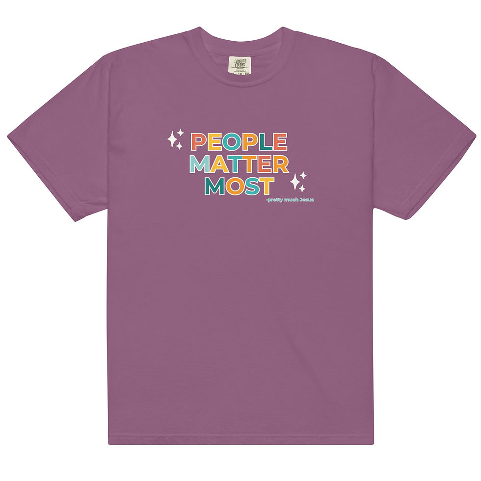 Thumbnail: People Matter Most tee