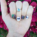 Thumbnail: Moonstone Unicorn Ring