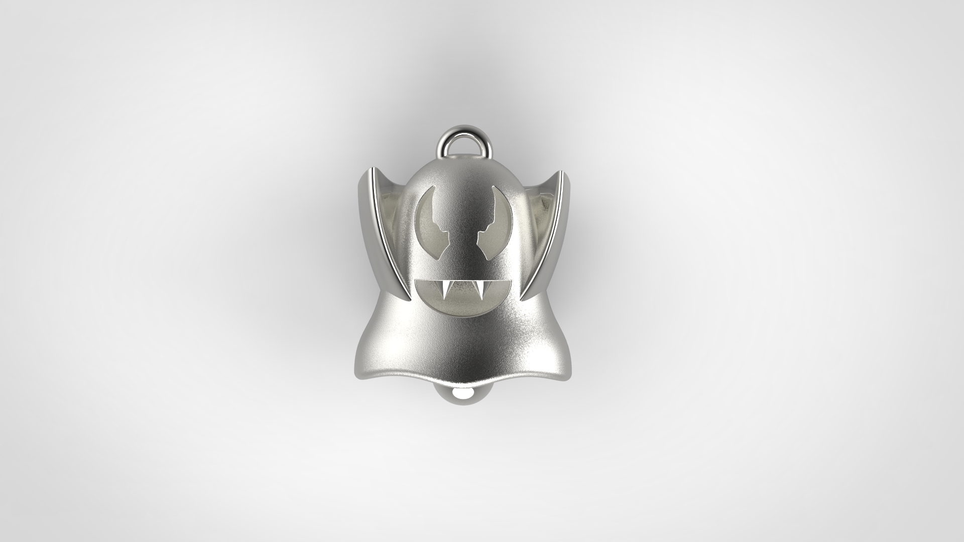 Vampy Vamperson Ghost Pendant/Charm Bell