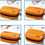 Thumbnail: Foldable Toiletry Bag with Medium Capacity and 4 Layers Portable Waterproof Flat
