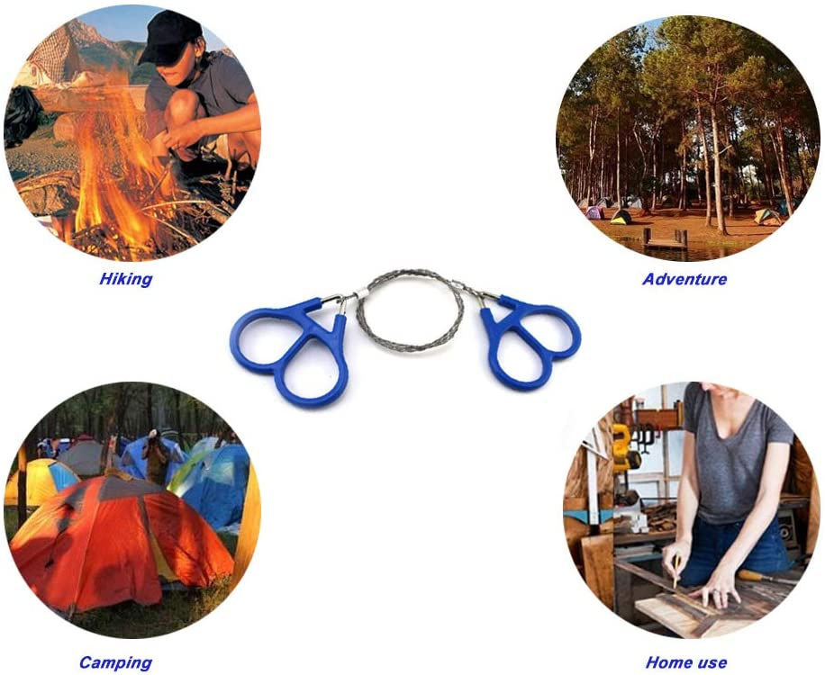 Thumbnail: Survival Wire Saw (Silver with Plastic Handle)