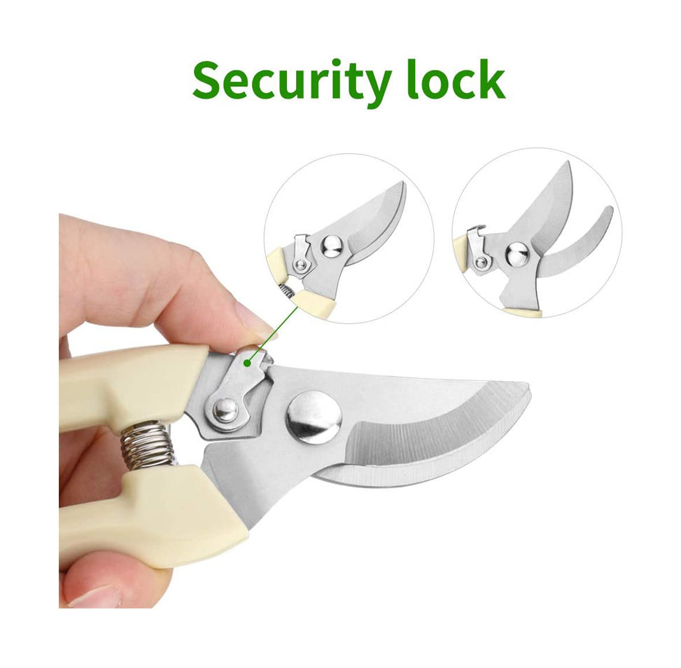 Thumbnail: 2PCS Stainless Steel Pruning Shears for Arranging Premium Utility Clippers