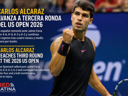 Carlos Alcaraz vuelve con fuerza: remonta en el US Open y avanza a tercera ronda