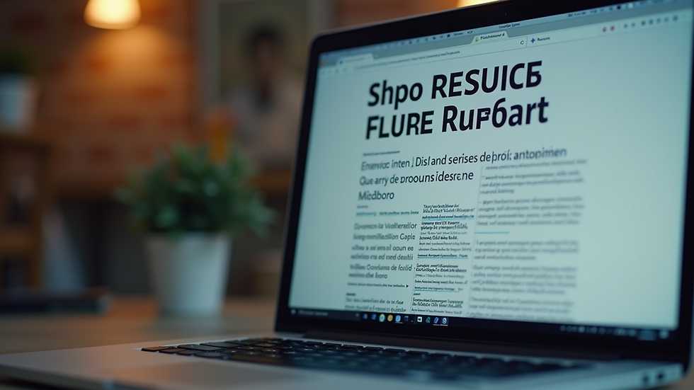 Close-up view of a laptop screen displaying a bilingual news article