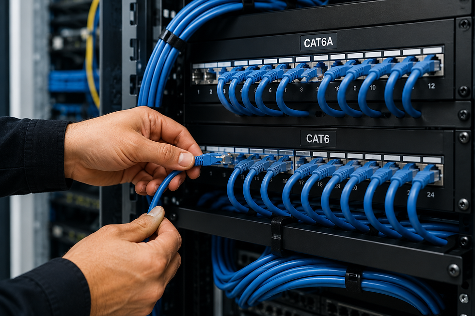 Structured cabling installation for office buildings in Washington DC