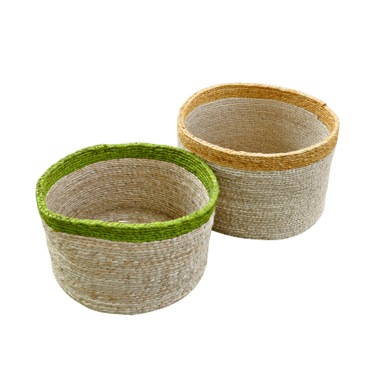 Thumbnail: BOWLS & BASKETS | 100% jute | natural dyes | women with disabilities | handmade