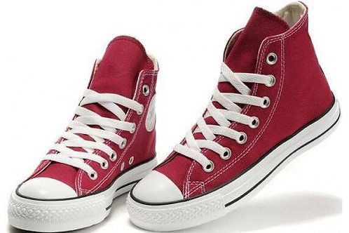 converse high cut maroon