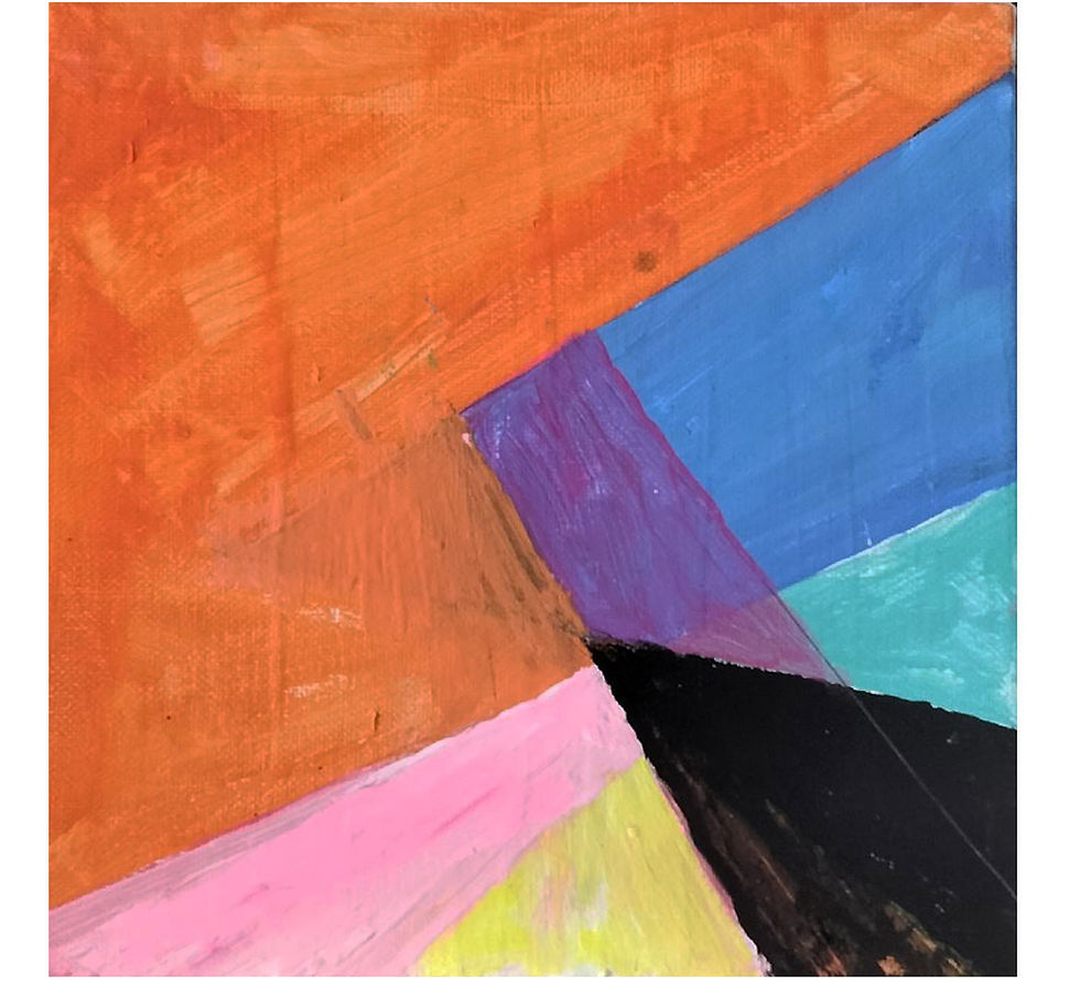 Zenith 4, 10 x 10 cm, Acrylic on Canvas, 2025