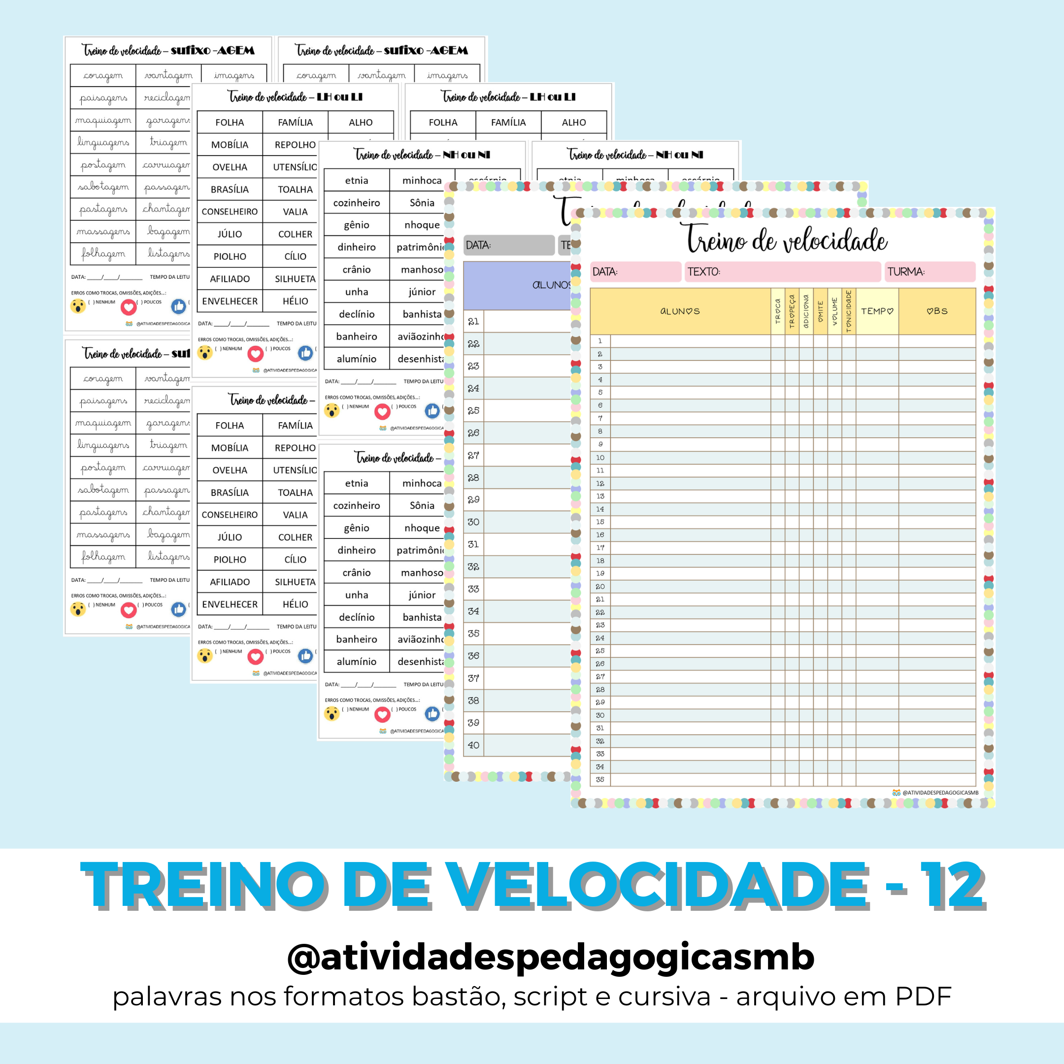 TREINO DE VELOCIDADE - combo 12