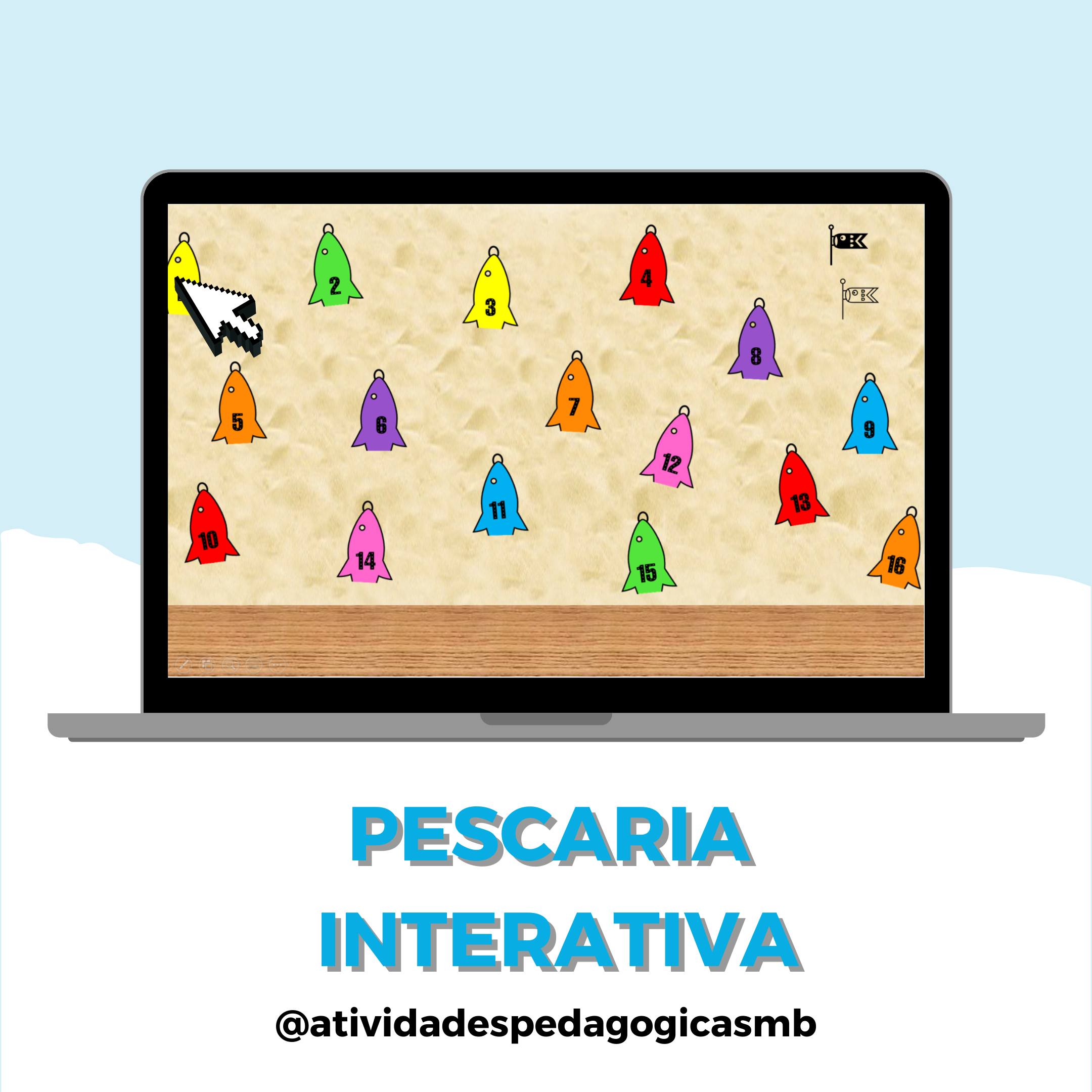 Template pescaria interativa