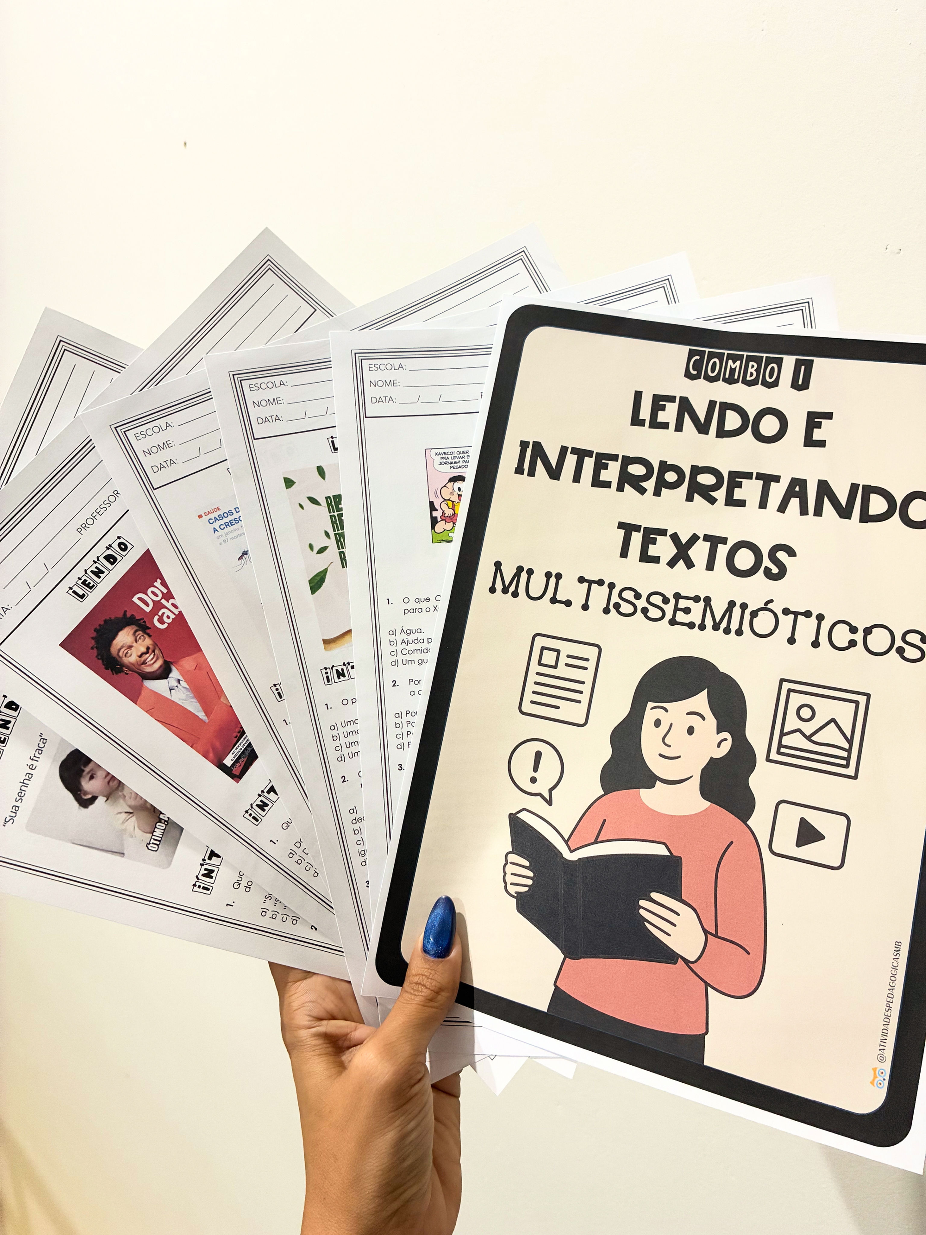 Lendo e Interpretando TEXTOS MULTISSEMIÓTICOS - COMBO 1