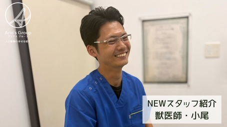 NEWスタッフ紹介~獣医師/小尾~