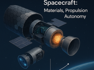Designing the Future Spacecraft: Materials, Propulsion, Autonomy