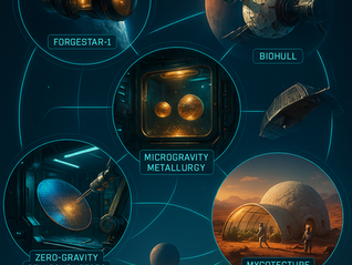 From ForgeStar to Fungi: How Space Manufacturing & Bio-Materials Will Shape Exploration