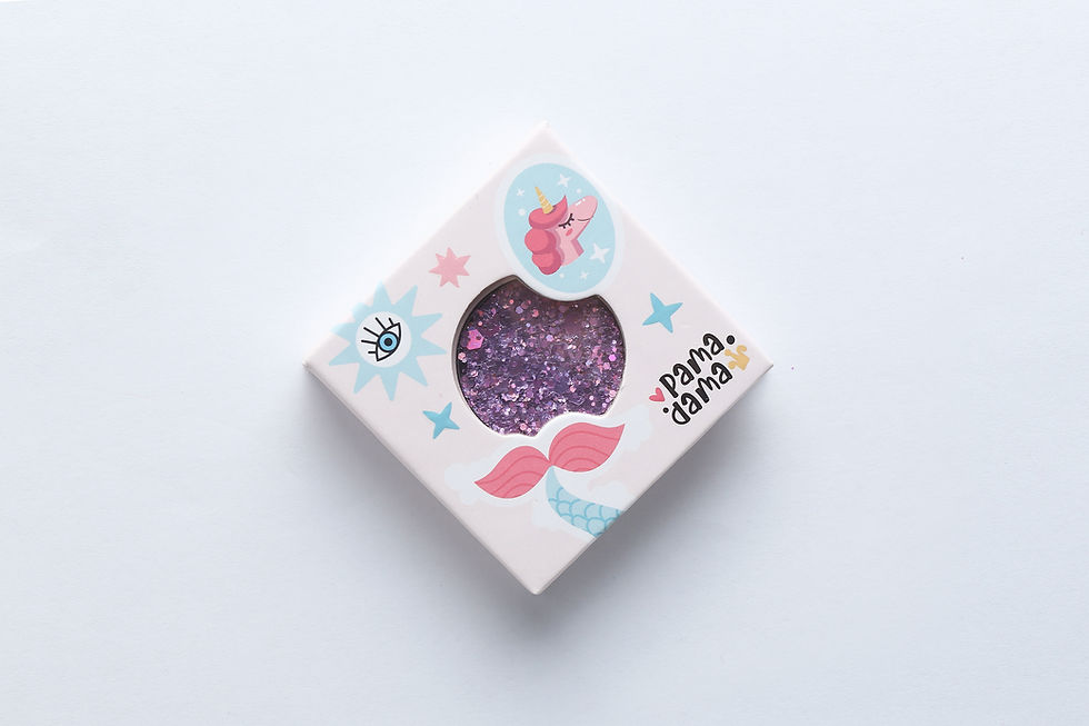 Thumbnail: purple glitter gel