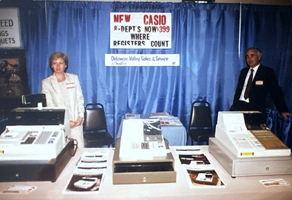 Founders Bob and Jane at a Casio Convention