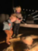 Kids Roasting Marshmellows