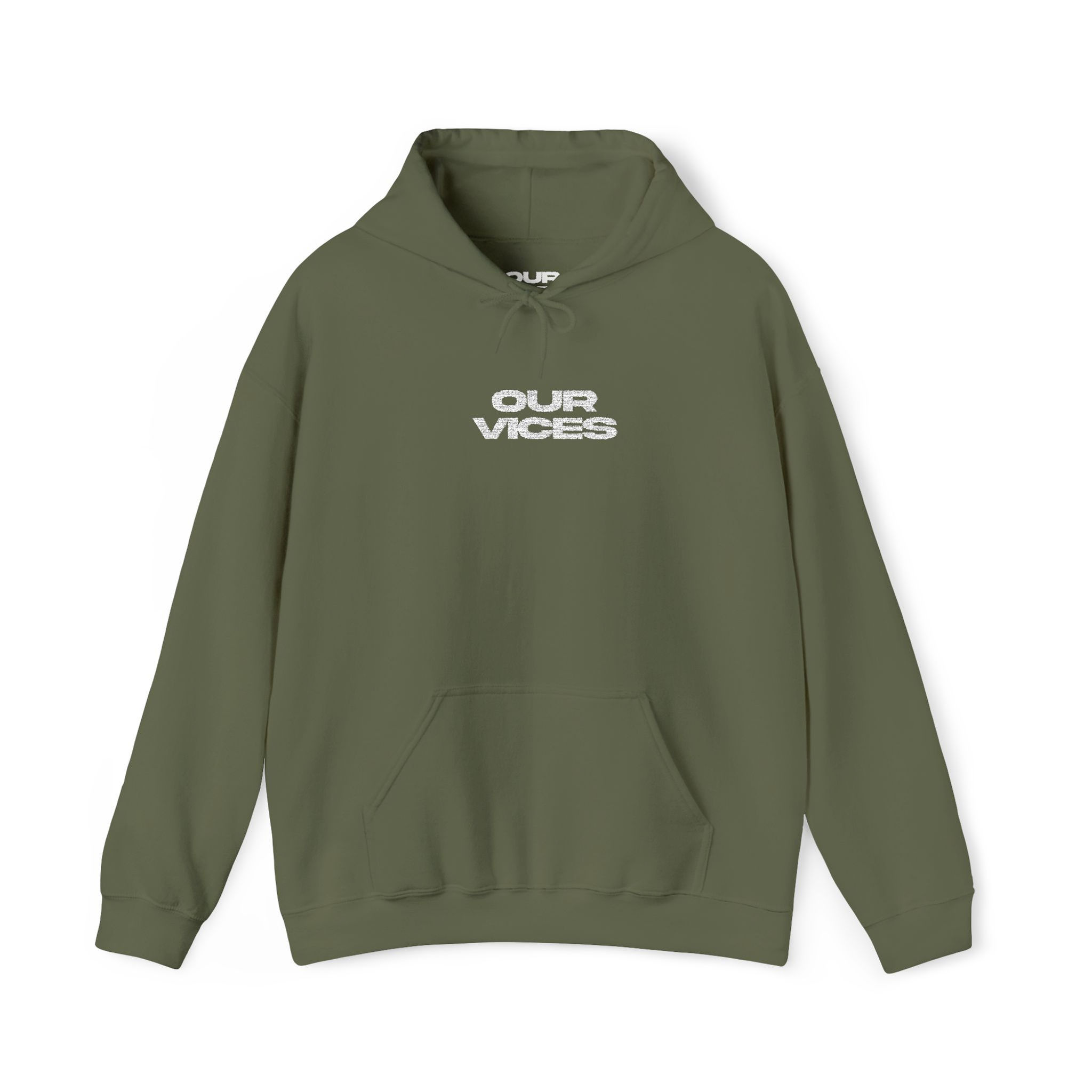 "Our Vices" Embroidered Logo Hoodie