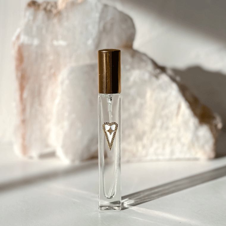 Muse White Heart Charm Aura Non-Toxic Eau De Toilette