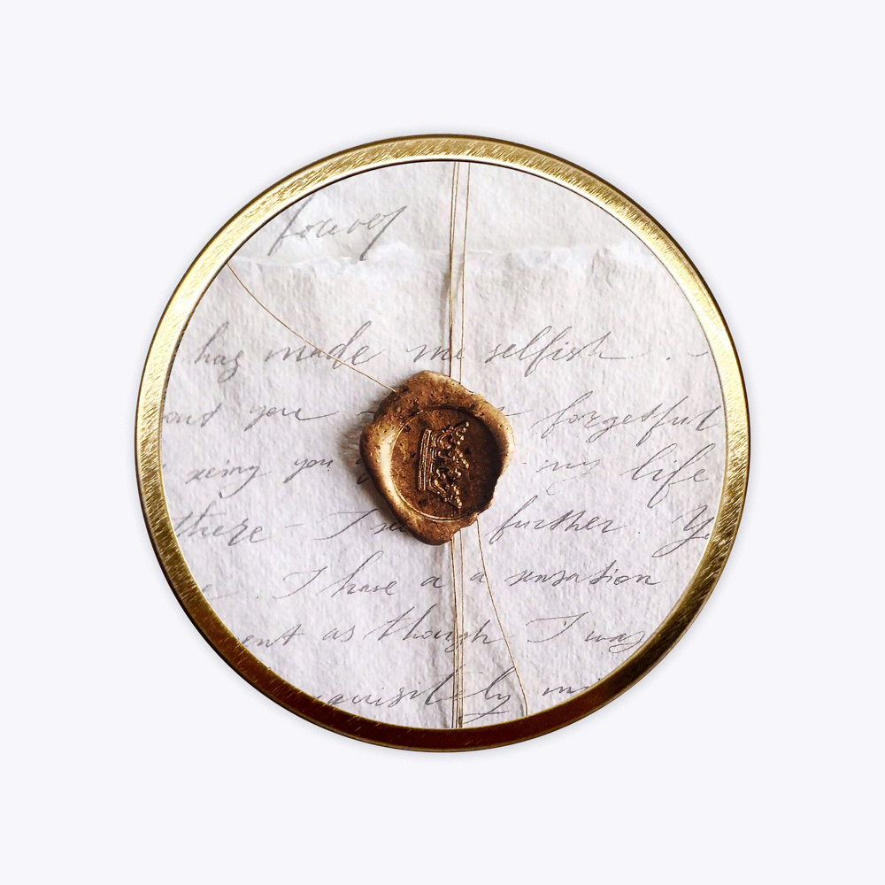 Travel Size Wooden Wick Tin Candle – Handcrafted Coconut Soy Wax Rose Water Candle