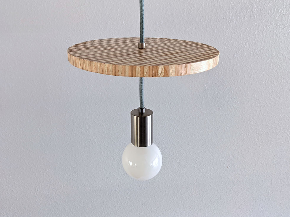 Thumbnail: LUCA Pendant Lamp w/ Frosted Bulb