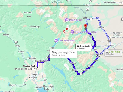 Traveling from West To East Glacier, it's NOT just Going-to-the-Sun Road