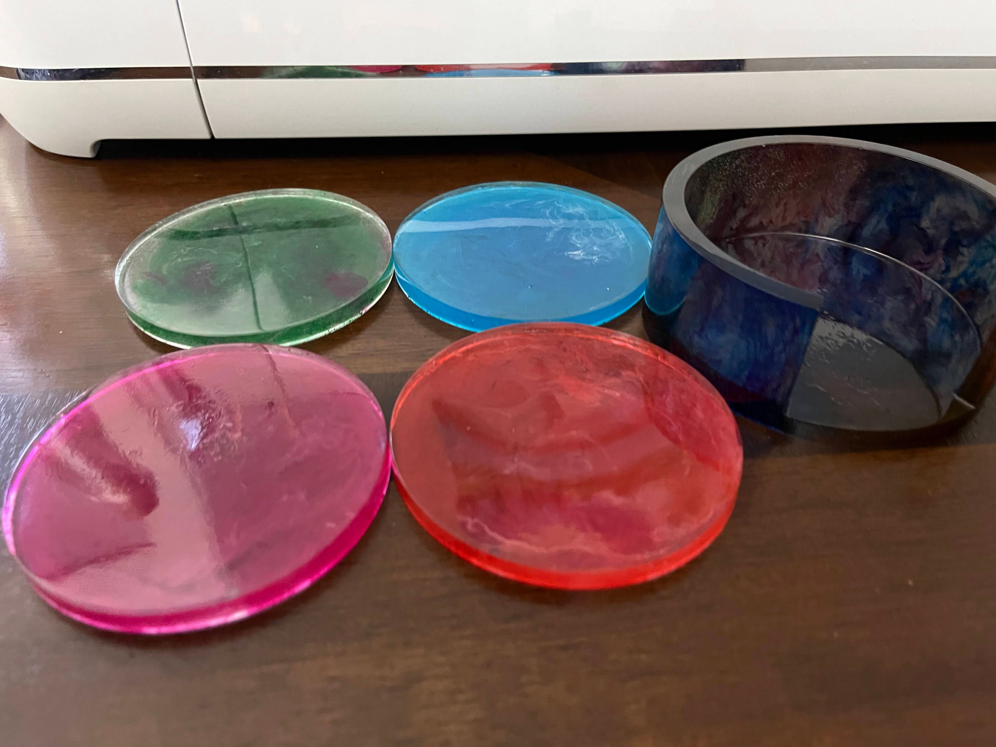 Epoxy coaster