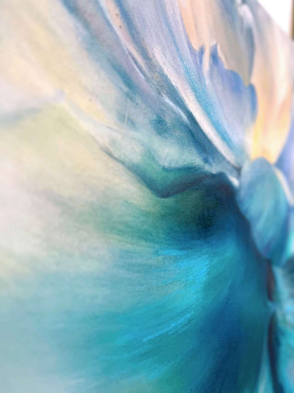 Thumbnail: Breathless in D | Original Oil Painting on Raw Canvas