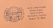 Julie Fishers Notary Licence