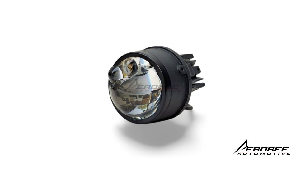 Hella Fog Lamps positioned upright showing light direction