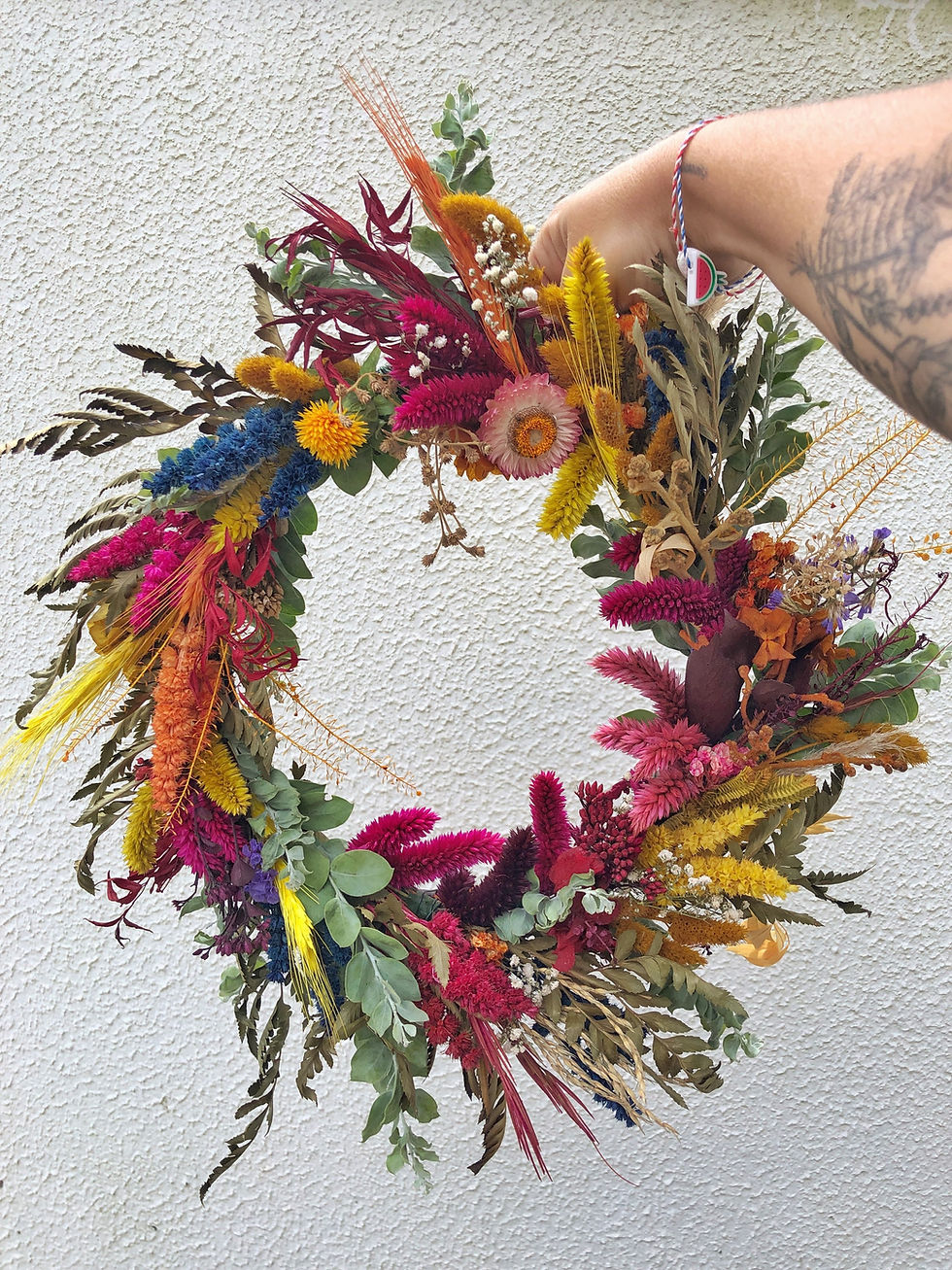 Miniatura: Workshop Guirlandas de flores secas  11/11
