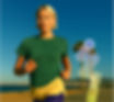 A photo of a woman jogging. Wixel’s selection tool is used to highlight and erase another person from the background.