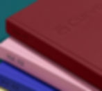 Colorful stacked volumes background.