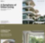 Wix real estate template for a luxury residential development