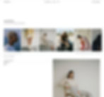 Wix portfolio template for a professional fashion photographer