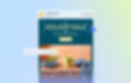 Wix email marketing tool with AI-generated holiday sale campaign