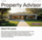 Wix real estate template for a property advisor and consultant