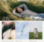 Wix blog template for a lifestyle and personal blog