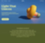 Wix landing page template for a smart home product pre-order campaign