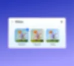 A panel in the Wixel editor where you can choose different photo filters.