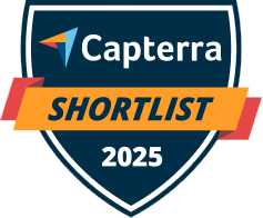 Insignia del premio Capterra 2025 Shortlist.