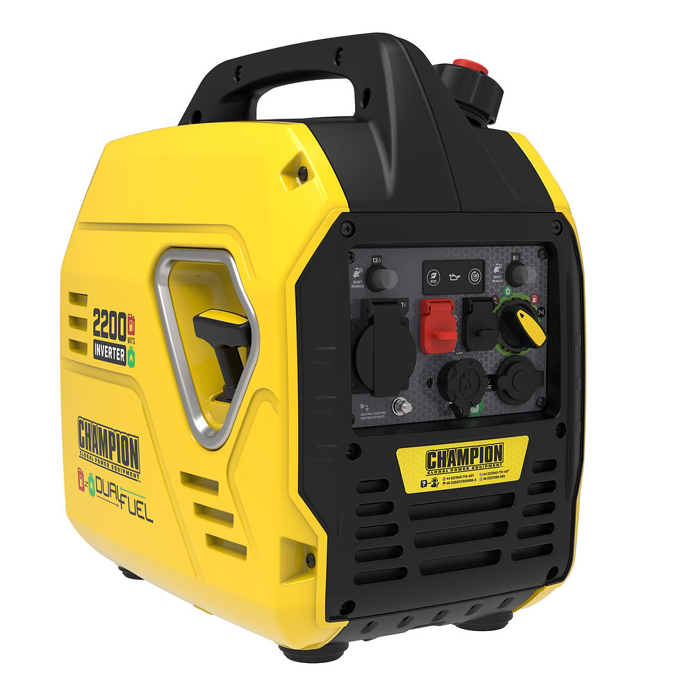 Thumbnail: Champion 92001I 2.2kw 'Mighty Atom' Dual Fuel Suitcase Inverter