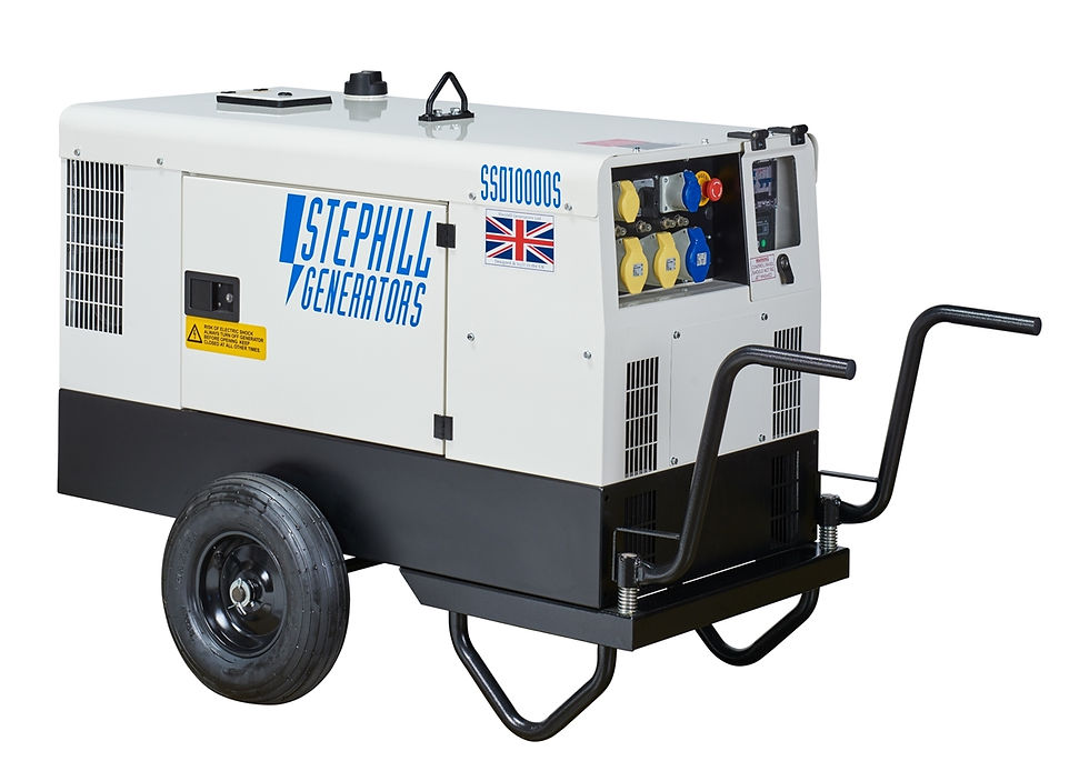 8kW/10kVA Stephill Kubota 1 Phase Barrow Silent Generator