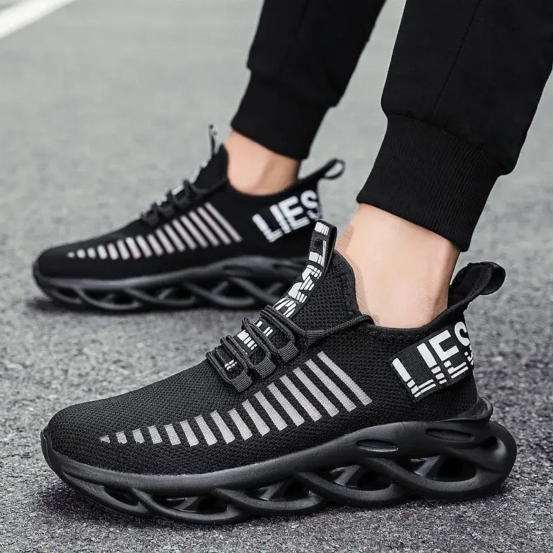 Miniatura: Men's Breathable Running Sneakers with Air Mesh Upper Sizes 36-46